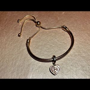 Pandora Flower Stem Charm Bracelet